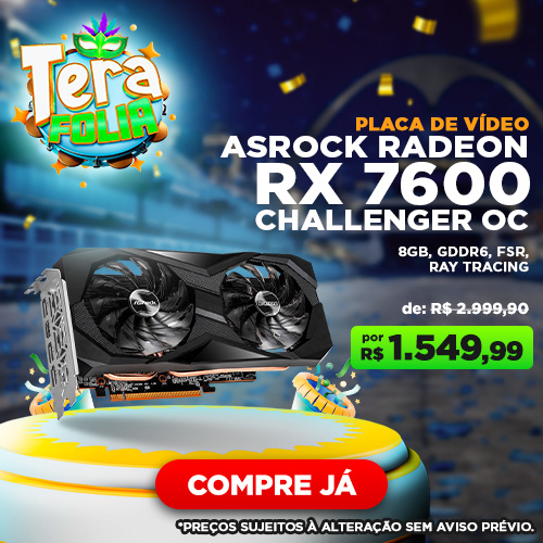 Placa De Vídeo ASRock AMD Radeon RX 7900 XT Phantom Gaming OC