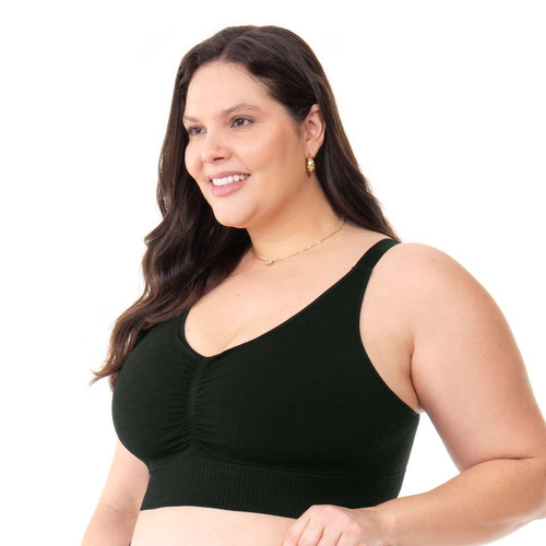 トップス B.R Top Faixa com Bojo Removível Sem Costura Branco Zee Rucci